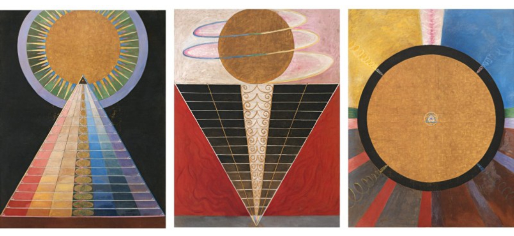 Hilma af Klint, la pintora con la visión sagrada 2 retablos