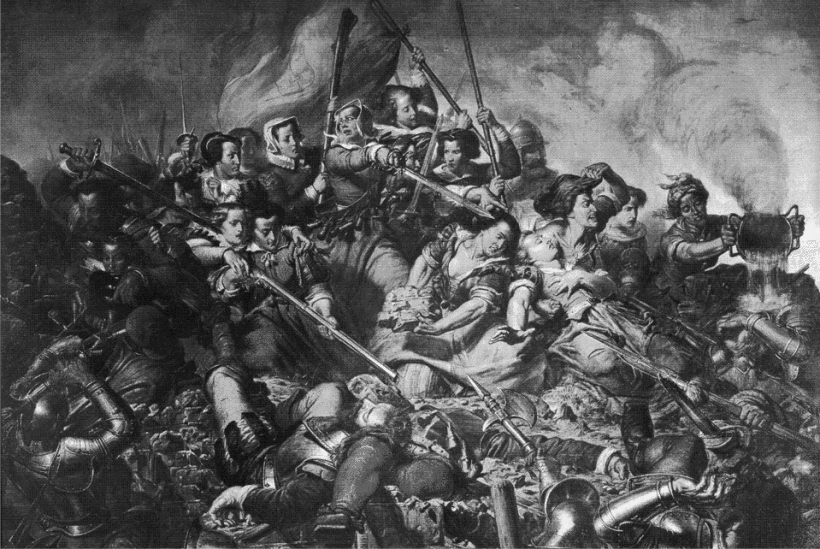 El asedio de Haarlem de Barend Wijnveld y Johannes Hinderikus Egenberger po