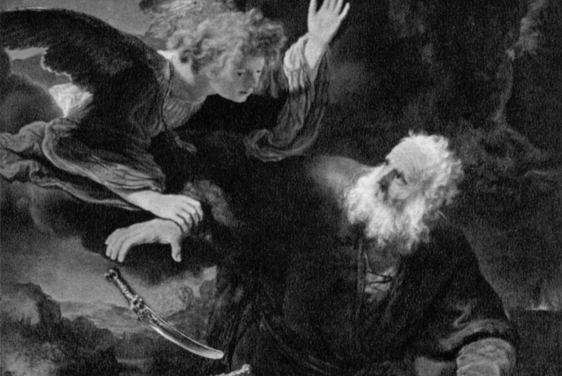 El sacrificio de Isaac. Rembrandt 1636 po