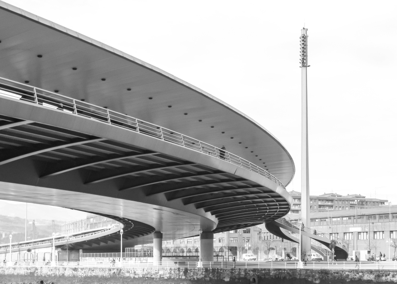 Las estructuras de Manterola 6 3. Puente de Euskalduna Bilbao 1999