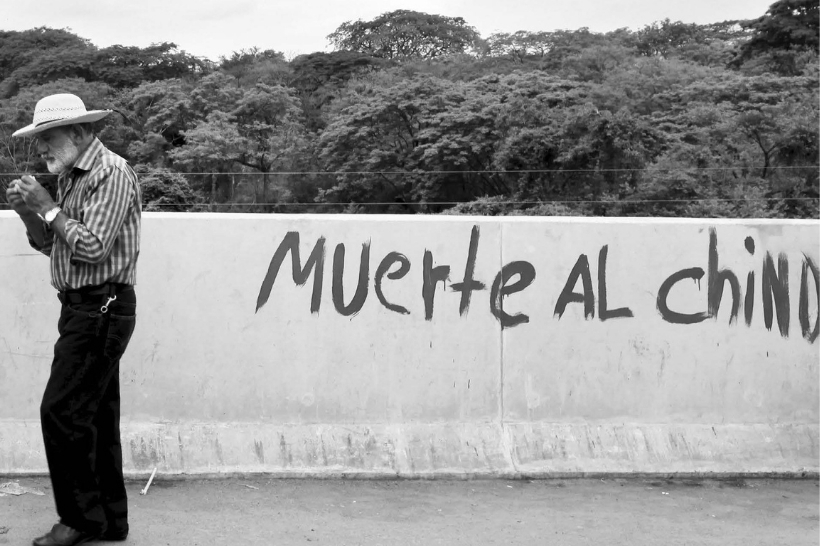 El canal de nunca acabar 3 Pintada protesta «Muerte al chino» Juigalpa