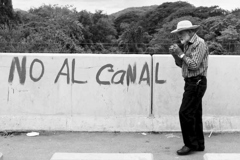 El canal de nunca acabar 2 Pintada «No al canal» Juigalpa