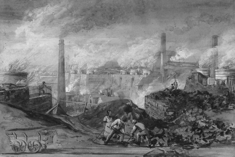 George Childs Dowlais Ironworks 1840po