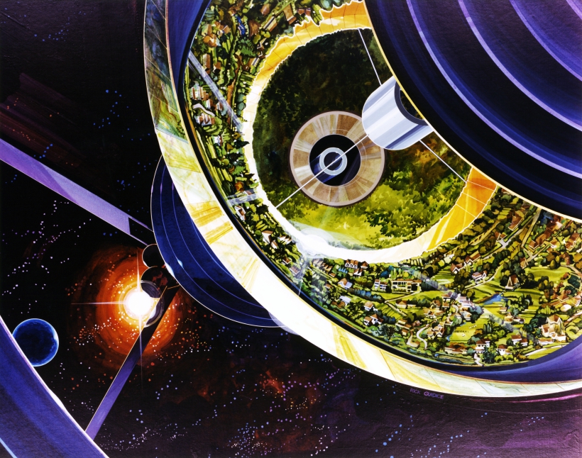 Las ciudades del espacio 3 Bernal Cutaway AC76 1089 5732