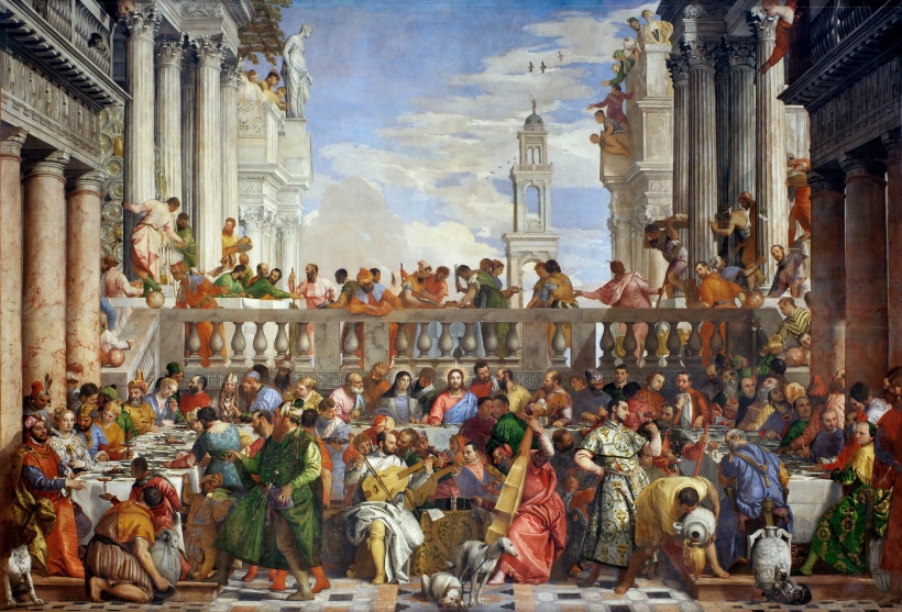 bodas de Cana Paolo Veronese 1563