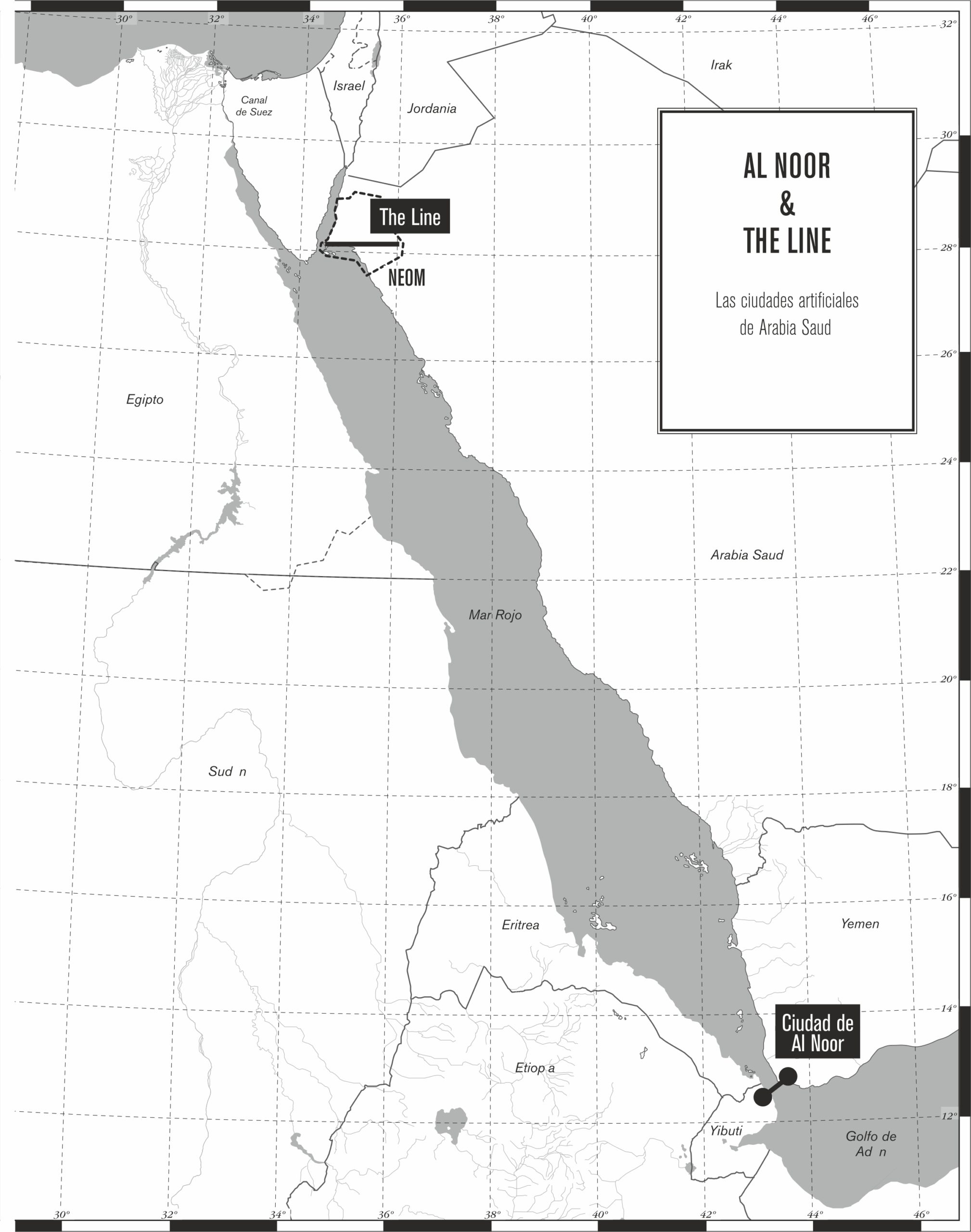 Cómo construir Constantinoplas: sobre las ciudades artificiales de Arabia Saudí 2 arabia line