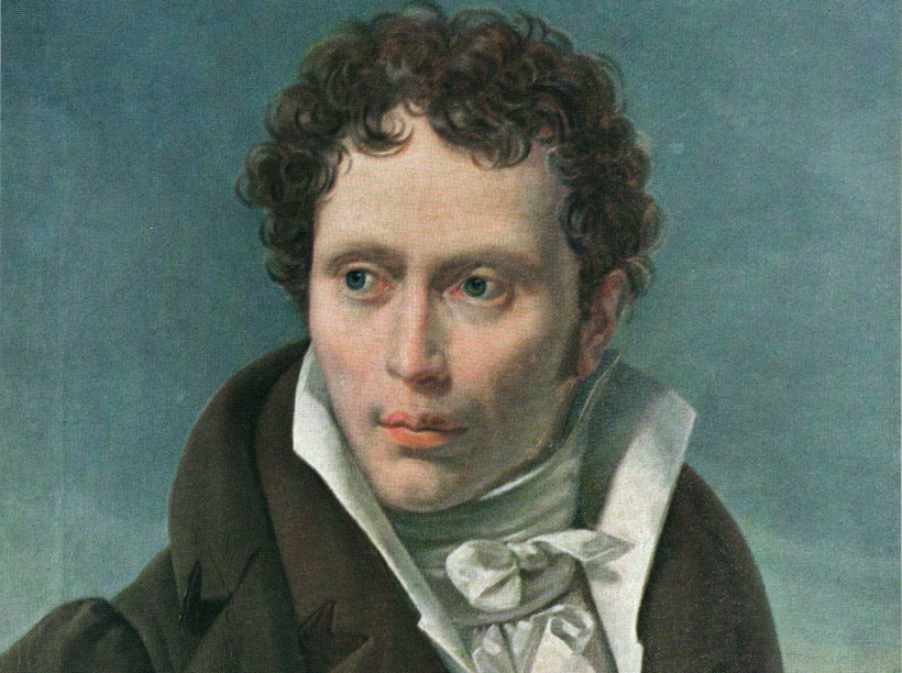 Arthur Schopenhauer en 1815, por Ludwig Sigismund Ruhl.