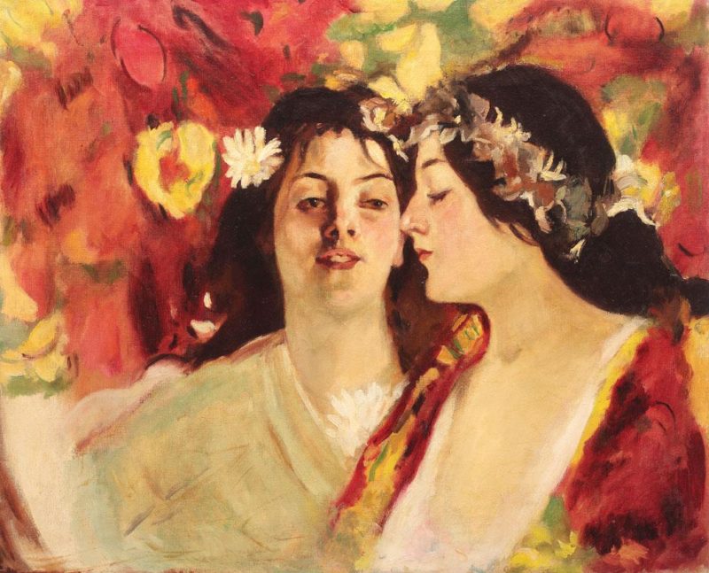 spring two muses 1899