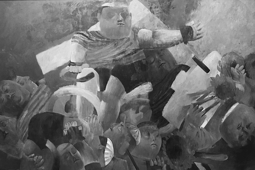 La apoteosis de Ramón Hoyos, de Fernando Botero (1959) Colombia