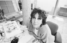Artist Paula Rego in her studio. 22.03.1987.