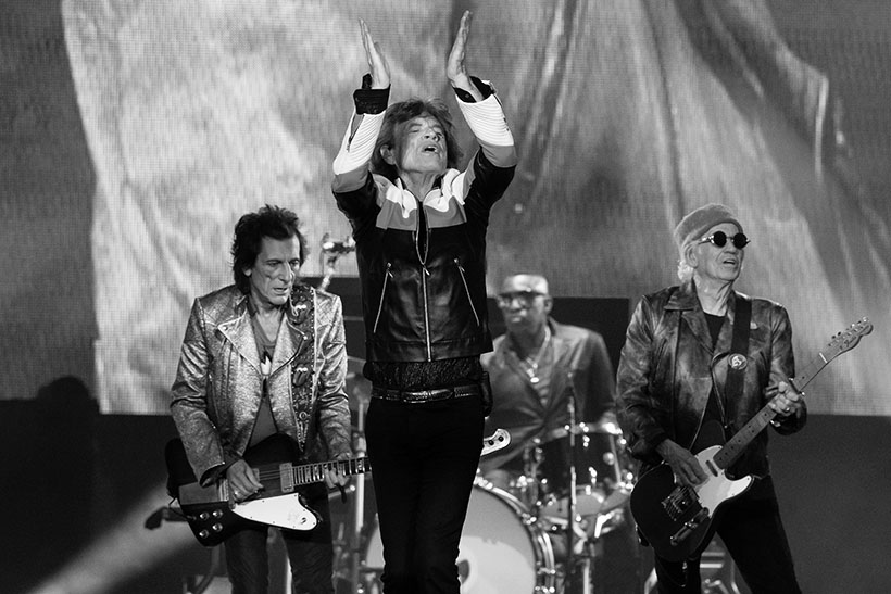 The Rolling Stones en su gira de 2022. Foto Cordon. jot down news