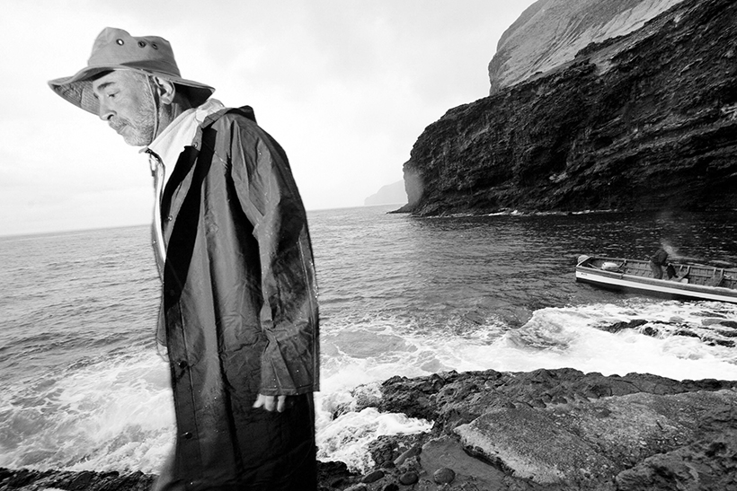 Bernard Keiser en Puerto Inglés, Robinson Crusoe, 2005. Fotografía: Martín Bernetti / Getty.