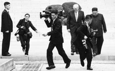 Donald Trump y Kim Jong-un, 2019. Fotografía: Brendan Smialowski / Getty.