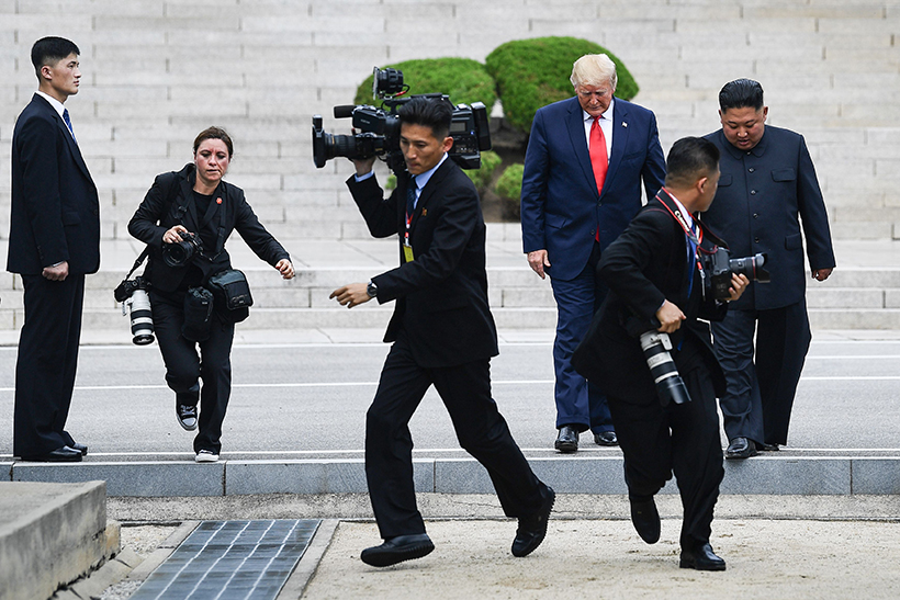 Donald Trump y Kim Jong-un, 2019. Fotografía: Brendan Smialowski / Getty.