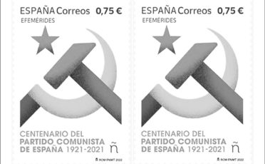 Sello de Correos conmemorativo del centenario del Partido Comunista. Imagen: Correos. jot down news