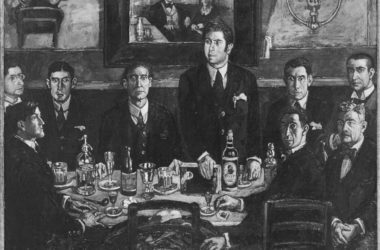 La tertulia del Café de Pombo de José Gutiérrez Solana. Imagen Museo Reina Sofía. po