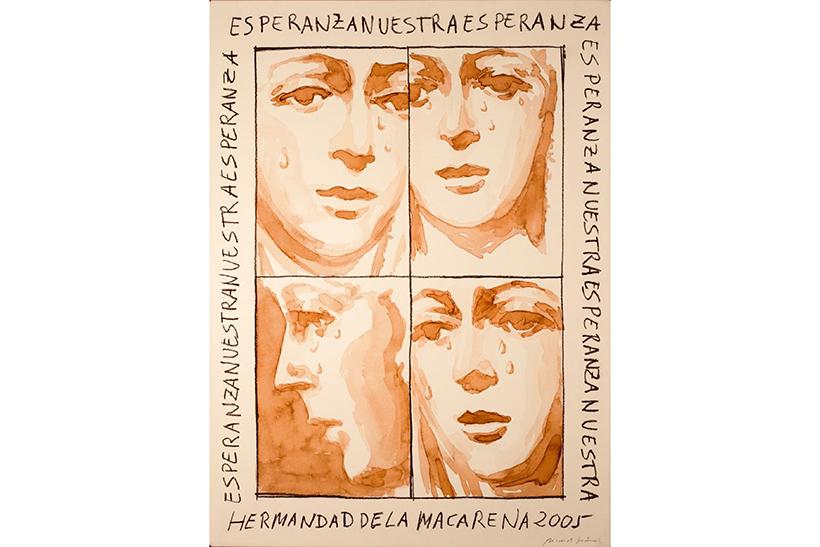 La versión de la imagen de la Esperanza Macarena de Ricardo Suárez.