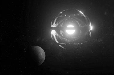 Representación de una esfera de Dyson. futuro imperfecto