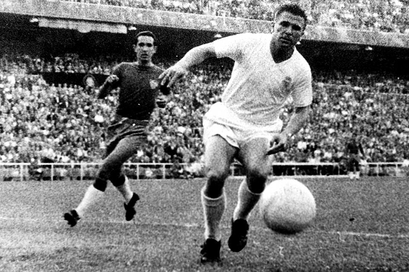 Ferenc Púskas en el Real Madrid. (DP)