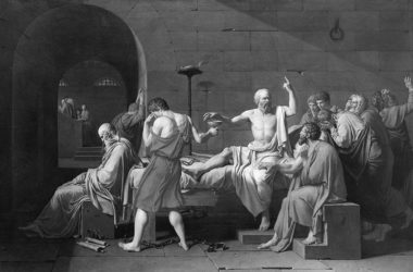 La muerte de Sócrates, de Jacques-Louis David.