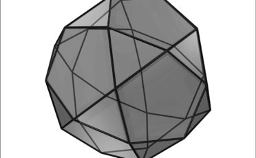 Un icosidodecaedro. matemáticas de provincias 1
