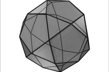 Un icosidodecaedro. matemáticas de provincias 1