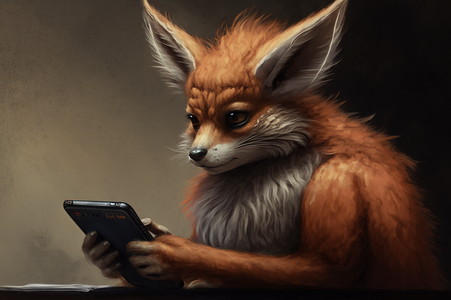 imparsifal infocalipsis furry with a smartphone hiperrealistic 3c990dc6 e256 4a94 ad4f 6fd65b6ede40