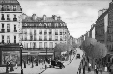 imparsifal Paris street at the beginning of the 20th century na fff69cde 18ce 49dc 9d55 db4b9471c272bn