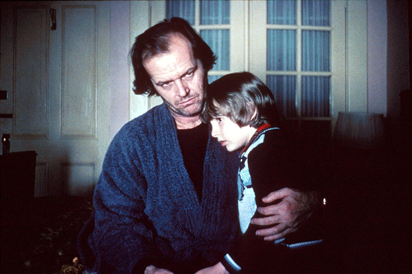 Jack Nicholson en El resplandor. Foto Cordon.