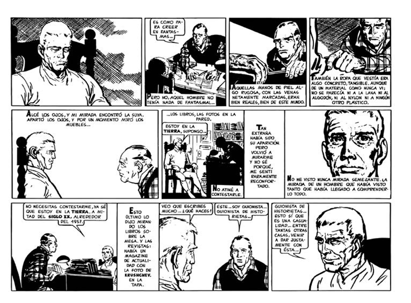 El Eternauta, Héctor Germán Oesterheld y Francisco Solano López, 1957. Imagen cortesía de Planeta Cómic.