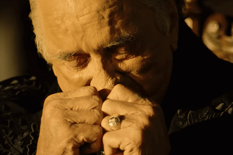 Johnny Cash en el videoclip de Hurt. Imagen Universal Records epitafio po