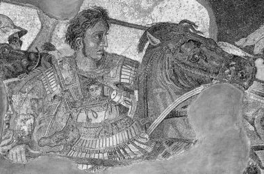 Mosaico de Alejandro Magno (DP) el mito de esparta