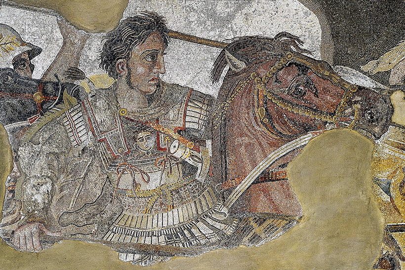 Mosaico de Alejandro Magno (DP) el mito de esparta
