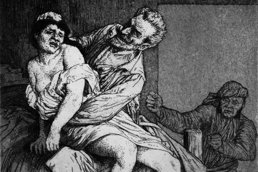 El desafío a la autoficción, de 'Don Quijote' a 'Puta' 1 Don Quijote, Maritornes y Sancho Panza. Ilustración: William Strang (DP).