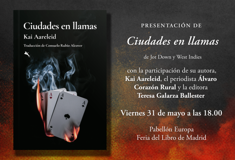 Álvaro Corazón Rural presenta «Ciudades en llamas» en la Feria del libro de Madrid 1 PRESENTACION CIUDADES EN LLAMAS 1