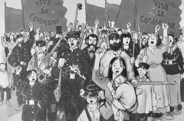 Viñeta de 'El grito del pueblo' la narración en cómic realizada por Jacques Tardi sobre la Comuna de París. Le temps des cerises