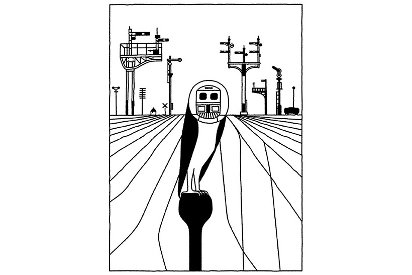 Gracias, Senserrich 1 Ilustración Pablo Amargo. gracias senserrich tren