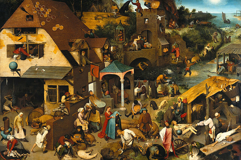 Un refrán para gobernarlos a todos 1 Los proverbios flamencos, de Pieter Brueghel el Viejo. refranes
