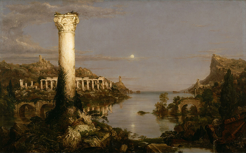 La periferia del imperio 1 La vida del imperio desolación, de Thomas Cole.