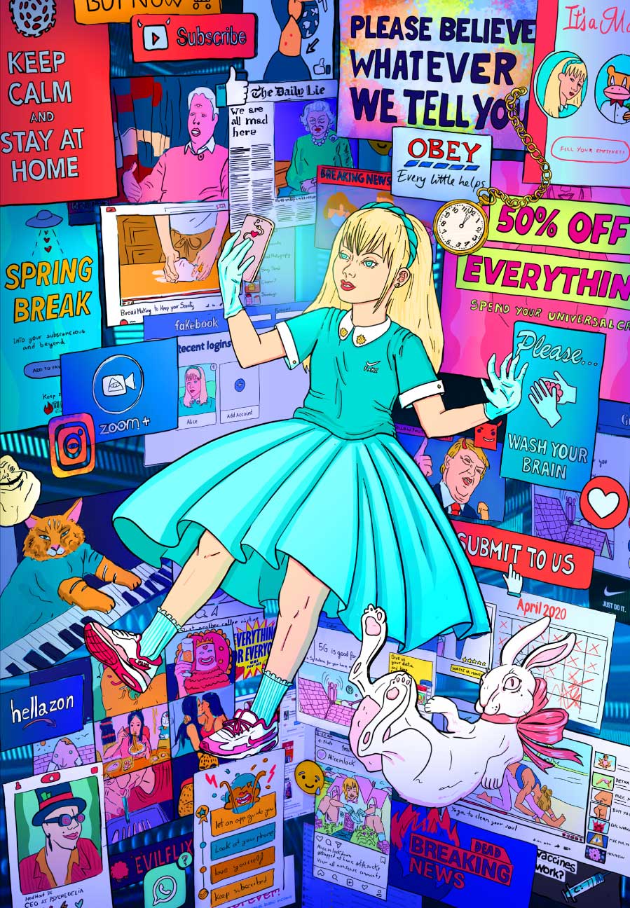 Revolucionarias del arte digital: el poder femenino que transforma OFFF Sevilla 2024 4 Copia de DOWN THE RABBIT HOLE ALICE ZUBIETA