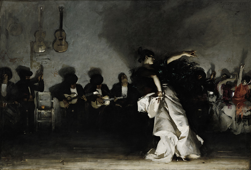 Trumpismo purista vs. libertad creativa: ¿son flamenco y vanguardia como el agua y el aceite? 1 El jaleo, John Singer Sargent, 1882.