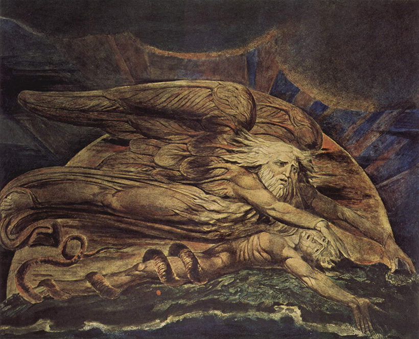 Elohim creando a Adán, de William Blake. dios