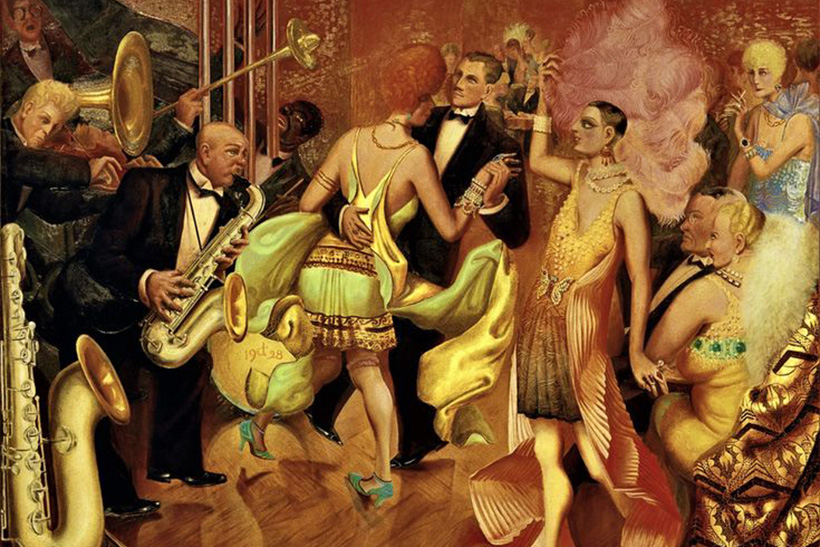 El saxofón en el cine y la TV: jazz, erotismo, negritud y bajos fondos (1) 1 Metropolis, de Otto Dix. Saxofón