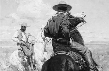Detalle de portada de 'El virginianio. Un caballero de las llanuras'. Imagen Editorial Valdemar.
