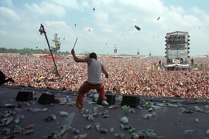 Woodstock: el verano del fuego 1 Kid Rock durante su actuación en Woodstock ‘99. Fotografía: KMazur / Getty.