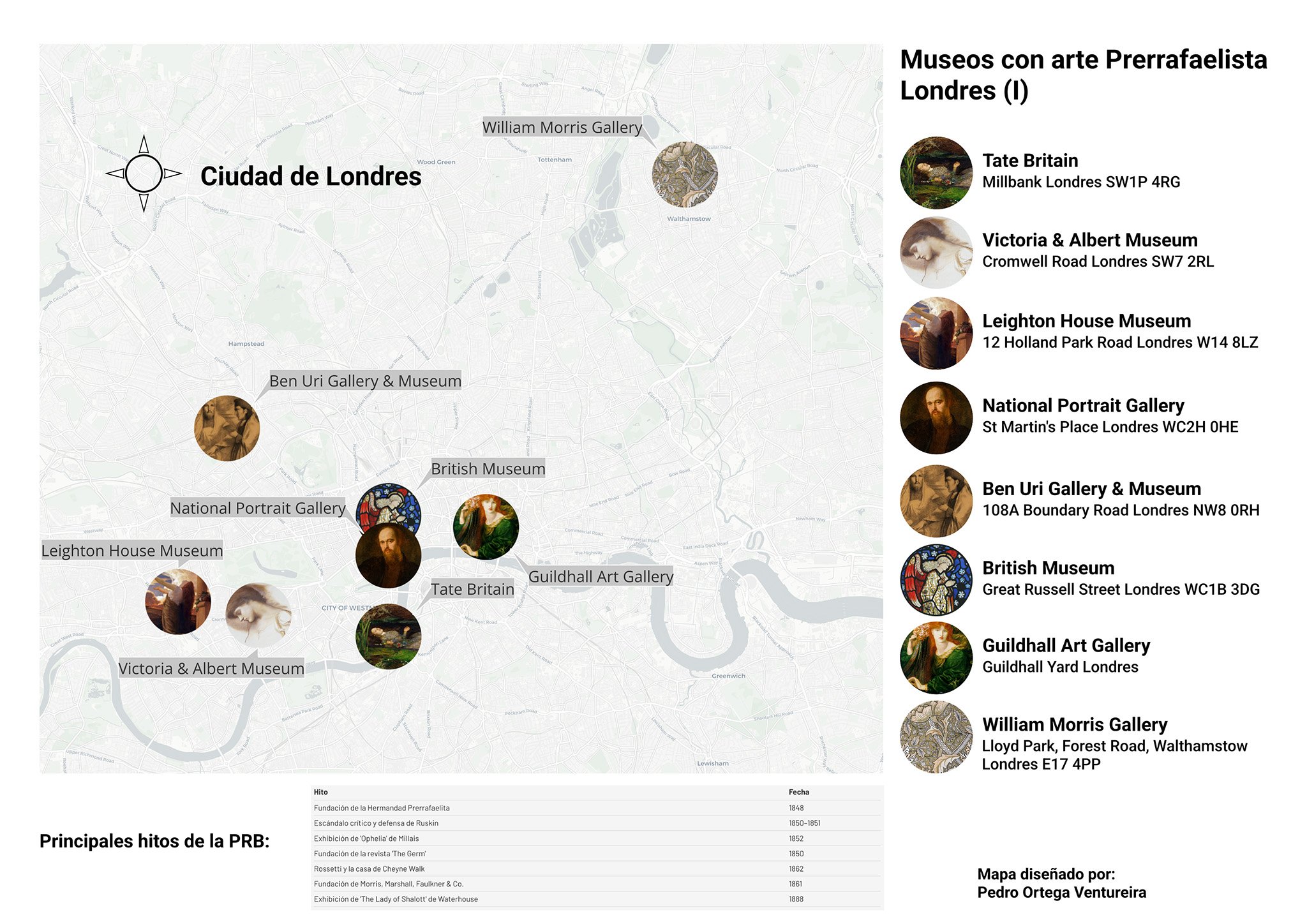Cartografía secreta: el Londres prerrafaelita, una ruta por la cuna de la primera vanguardia artística 1 Londres prerrafaelita