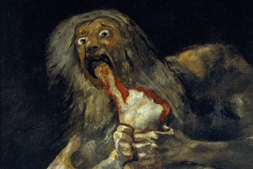 ¿Puede existir belleza en la violencia? (1) 1 Saturno devorando a su hijo, de Francisco de Goya (detalle) Puede existir belleza en la violencia