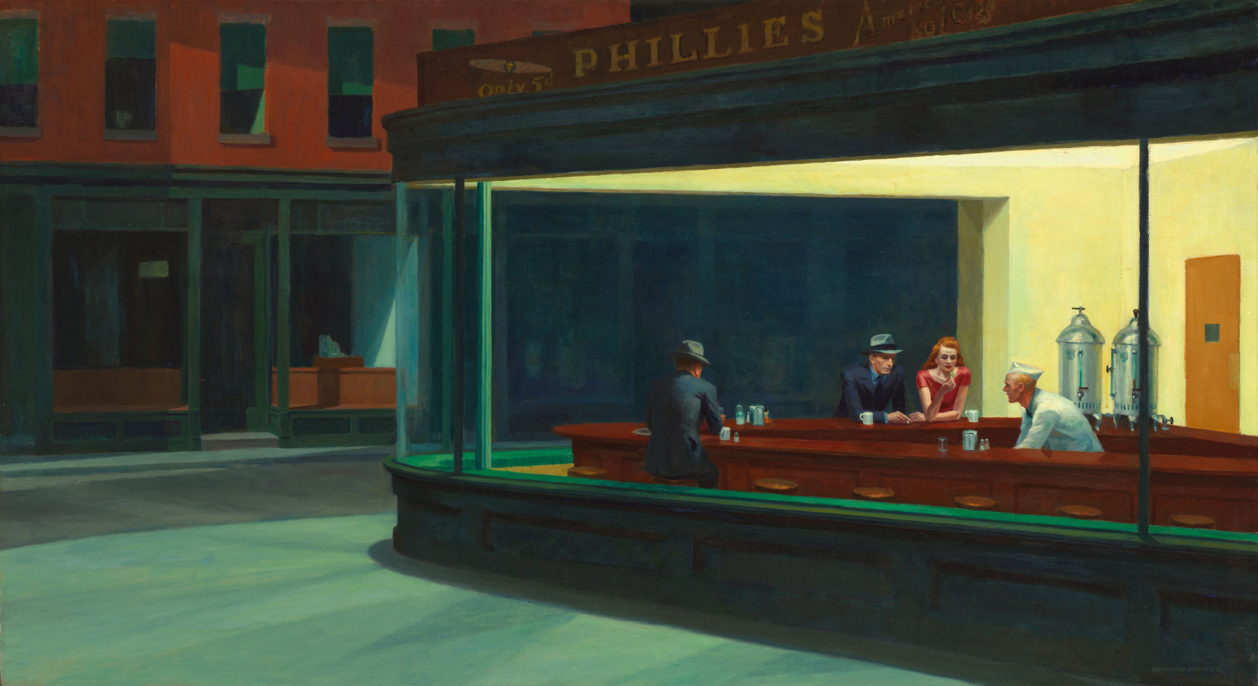 ¡Mátenme con estilo, por favor se lo pido! 1 Nighthawks by Edward Hopper 1942
