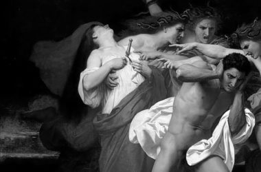Orestes perseguido por las Furias, de William-Adolphe Bouguereau. mitología griega