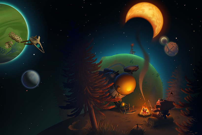 Los videojuegos como método de expresión artística y humana (2): la magia de interactuar en un videojuego 1 Outer Wilds. Imagen Mobius Digital. videojuegos